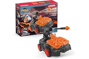 SCHLEICH 42668 Lava-Crashmobil mit Mini Creature, ab 7 Jahren, ELDRADOR Creatures - Spielset, 17 Teile