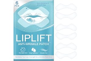 GETUE Zornesfalte Pflaster, 6 Stück Anti Falten Pflaster, Elastisches Anti-Falten-Band zur Glättung von Stirnfalten, zur Hautstraffung und zum Anti-Aging