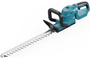 BITOON 52CM Lange Heckenschere für Makita-18V-Akku, kabellose Hand-Strauchschere, elektrische Heckenschere (Schnittleistung von 15 mm, bürstenloser Motor, 180° drehbarer Kopf, Ohne Akku)