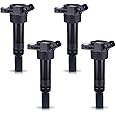 ENA Set of 4 Ignition Coil Pack 1.8L 2.0L L4 Compatible with Hyundai Kia Soul Forte Elantra GT Tucson 2011 2012 2013 2015 2016 2017 2018 Coils for UF651 C1804 273002E000 1788511 GN10633 5C1861