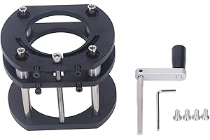 EJOYOUS Frez Lift, stół frezarski do frezarek górnowrzecionowych, platform podnośnikowych, podstawa, 4 zaciski, system podnoszący, do frezarki czołowej 64-66 mm