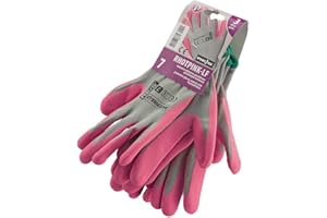 Reis RHOTPINK-LF_JSR9 - Guanti di protezione, colore grigio chiaro, 9 misure, confezione da 12