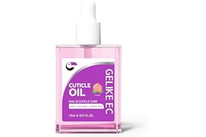 ‎GELIKE EC Gelike ec Nagelhaut Pflege Öl für Nägel: Nagelhautöl Pfirsich Duft für Feuchtigkeit Stärkt Nährende Nägel Mit Bio-Ölen & Vitamin E Vegan - für Trockene Haut Maniküre Liebhaber 15 ml