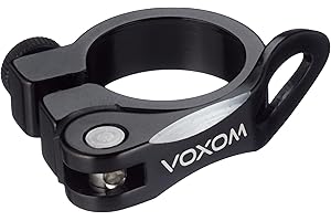 LEZYNE Voxom Sattelklemme Sak2 Collier de Selle Mixte, Noir, 31,8 mm