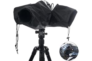 WANBY Telecamera Coperture Parapioggia Impermeabilile Professionale Morbido Nero Telecamera Copertura per tutte Le Telecamere SLR DSLR
