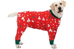 BT Bear Ropa para perros grandes, ropa elástica para mascotas, protege las articulaciones, anticello, antilamiendo, protección de heridas, pijama para mascotas, pijama para perros medianos y grandes