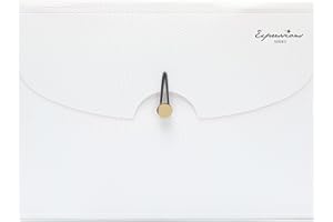 CHILLSILA Trieur Document A4, 7 Compartiments Classeur Rangement avec Couvercle, Organiseur Document Porte-documents Portable pour Bureau Maison école Voyage