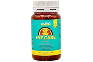 Ivarsson’s Eye Care 90 Stück zuckerfreie Bonbons Augenvitamine I Augenpflege Bonbons speziell für die Erhaltung der Augengesundheit mit Lutein Zeaxanthin Astaxanthin Biotin Vitamin A und Hyaluron