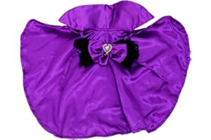 DIIWMME Capa de Mascota para Halloween,Vampiro ​Ropa para Mascotas Halloween Disfraz de Vampiro de Gato Disfraz de Halloween para Perro Capa de Gato para Decoración de Fiesta de Hallween (S)