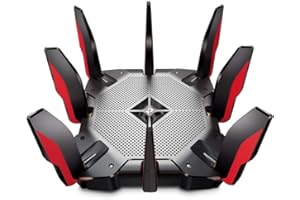 TP-Link Archer AX11000 - Router WiFi 6 Gaming, Velocidad 11 Gbps, Tri-banda, Puerto 2.5Gbps, Puerto USB 3.0 A/C, OFDMA, CPU Quad-Core 1.8 GHz, Protector Game, Fácil Configuración