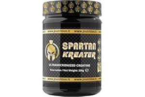 JNutrition Spartan Kreator Creatina Monoidrata Ultra-micronizzata in polvere, Creatina Pura (NEUTRA, 250)