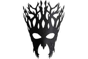 Sweenaly Womens Unique Tree Trunk Mask Sexy Elegant Eye Face Mask Mysterious for Halloween Masquerade Ball Mardi Gras Christmas Easter Cosplay Party Black