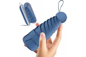 COPULAN Mini ombrello da viaggio compatto realizzato con materiali ecologici, Mini Piccolo Ombrello anti UV Tascabile da Viaggio da Sole Portatile Leggero Compatto, Impermeabile Ombrelli, regalo
