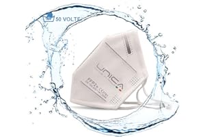 HOME KOKO LOOK 2023 Unica® Nano Tecnologia FFP2 Mascherine Lavabili 50 Volte Mascherine FFP2 Riutilizzabili - 1 PZ