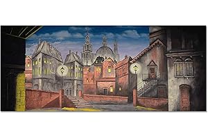 TIGER MOON THE TIGER MOON TRADING COMPANY LTD Oliver Twist Themed Theatre Backdrop - 300 x 125cm - Vinyl Banner - Classroom/Home Display, Banner, Roleplay, Pretend Play