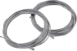 2EXTREME 2x Gaszug Innenzug Seilzug Seele Set innen 315cm kompatibel mit Piaggio kompatibel mit Vespa Ape 50 Ersatz