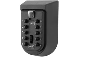 MAGT Schlüsseltresor, 10 Tasten Passwort Schlüsselsafe Wandhalterung Schlüsselbox Schlüsselkasten Safe Security Schlüssel Aufbewahrungsbox Organizer