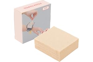 JONLAKI 200 Sheet Hair Perm Paper, Disposable Ultrathin Hairdressing Styling Curling Perming End Wraps, Hair Protection, for Salon and Home