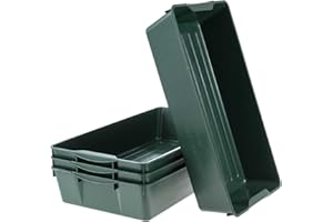 ‎SIDCO SIDCO Gärtnerbox 4 x Universal Blumenkasten Blumenkübel Anzuchttopf Profi Saatschale