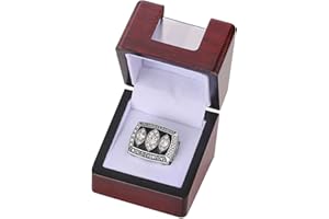 NVeeus All Previous Champion Ring Replica ，for Fans Friends and Family Birthday Collection Gift,with Display Box/1983 Raiders