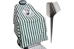 KANGYH Capa de Peluqueria, Capa Ajustable Profesional del Salon, Capas de Corte Peluqueria para Peinado, Cortes y Colores