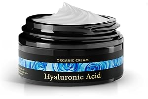 ‎SATINNATUREL Bio Hyaluron Creme Gesicht 50ml hochdosiert mit Hyaluronsäure + Aloe Vera + Vitamin E - Feuchtigkeitscreme Gesicht - Gesichtscreme Männer & Frauen für Gesicht, Hals, Dekolleté, Augen - Skincare Vegan