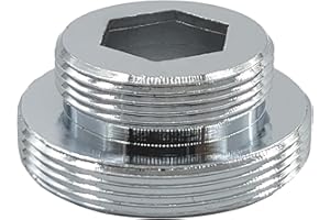 XNTONG - Faucet Adapter, External Thread M30 to External Thread M22, Faucet Aerator Adapter, Ideal for Attaching Aerators to Kitchen Taps, (M30-M22)