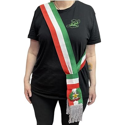 Fascia Tricolore Da Sindaco - Lusso, Made In Italy, Banda Regolabile, 200x90 Cm - Foto 13