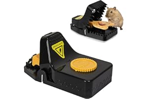 2 pezzi Grande Trappola per Topi Professionale, HASA zone Sensibile Riutilizzabile Trappola per Topi, Trappole per Topi Interno per Cucina, Negozio, Giardino, Ufficio, Giardino, Ufficio