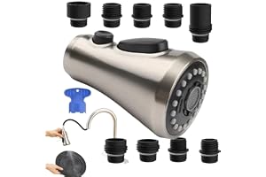 Kitchen Faucet Sprayer - Leak Proof Pull Out Attachment, Stream Mist Water
