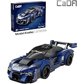 CADA &Ccedil;ek Bırak Night Flash Araba 162 Par&ccedil;a Araba Yapım Seti Blok Araba -FFC55051W-162P