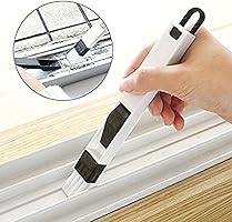 Puertas y ventanas, escritorio de la computadora, cepillo de limpieza multifunción (Negro)