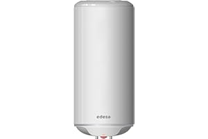 Edesa, One - Calentador de Agua Electrico Vertical, Termo Eléctrico 80 Litros, Regulación Externa y Cuba Vitrificada, 43,3x81,1x45,1 cm - Fabricado para Instalación en España (Clase energética C)