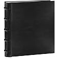 Pioneer Photo Albums Photo Album, Leather, Black