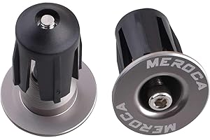 Azarxis Tappi di Estremità per maniglie per bicicletta, 2 pezzi, 23,3 mm, 23,5 mm, 26 mm, accessorio per bicicletta da strada, mountain bike (argento 26 mm, 2 pezzi)
