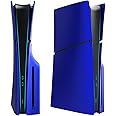 ElitePlay Cobalt Blue PS5 Slim Faceplates Cover Case Replacement Plates Shell Cobalt Blue Accessories for Playstation 5 Slim Model Disc Edition