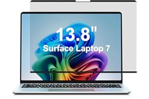 STARY Magnetic Privacy Screen for 13.8 inch Surface Laptop 7, Microsoft Laptop Screen Protector, Anti Glare Blue Light Scratch Removable Privacy Filter for Surface 7th