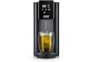 Caso Design HW 616 Hot Water Dispenser, 2.5L Instant Boiling Water Dispenser, Water Filter Included, Black