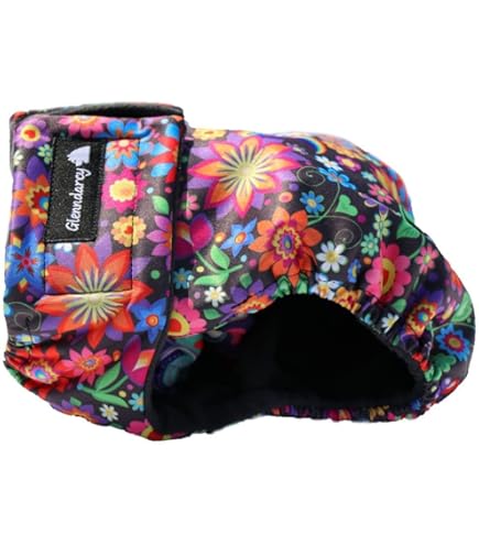 Glenndarcy Hundewindeln Für Hündinnen Größe M - Schwarz/Rosa Gepunktet