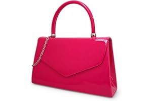 fi9® BNWT Retro Tote Patent Leather Bridal Wedding Evening Handbag Party Purse Clutch Shoulder Hand Bag