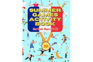 Summer Games 2024 Activity Book for Kids Ages 8-12: Interactive Olympics Puzzle Book for Kids to follow along with the Olympic Games in Paris France ... hockey baseball karate swimming fencing
