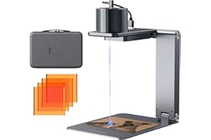 LaserPecker L1 Pro Incisore Laser, Laser Cutter Portatile Taglio Laser Strumenti, Macchina Taglio Laser con Valigetta e Bordo di Protezione Incisione Laser per Legno Pelle Acrilico - Super