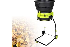 Högpresterande bladlös lövkvarn, 2500 W effekt, 8000 varv/min, 17:1 utväxlingsförhållande, bladlös säkerhetsdesign med lövskopor och spade 10MPowerCord