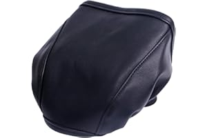 XMMT Protecteur de réservoir d'huile en cuir noir de 10 litres pour Harley Sportster XL 883 1200 2004–2018