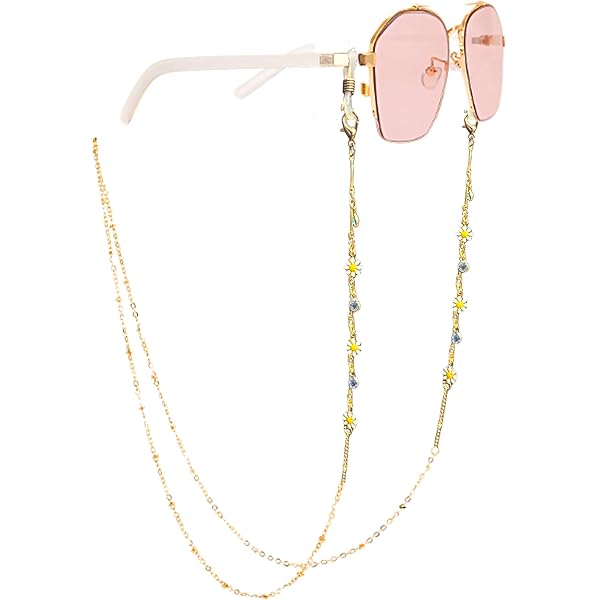 Brillenketten Für Damen - Verstellbare Anti-Verlust-Kette Aus Kunstharz