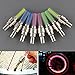 Produktbild Sedeta 8Pcs Farben-Fahrrad-Fahrrad Auto-Rad-Reifen Ventilkappe Reifen Lichter Speiche Neon LED-Licht