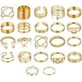 Shining Diva Fashion Latest Stylish Metal Boho Midi Finger Rings for Women and Girls - Silver