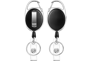 JEFURE Einziehbarer Schlüsselanhänger Schlüsselband