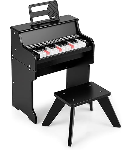 KOMFOTTEU 37 toetsen keyboard set voor kinderen, kinderpiano met
