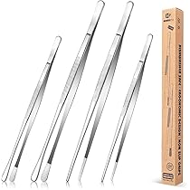 Pinze Da Cucina In Acciaio Inox - 2 Pezzi, 25 Cm, Professionali Per Grigliate E Cottura - Foto 12